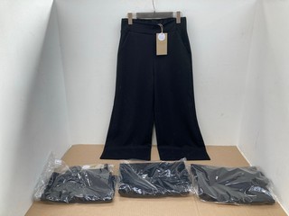 4 X SOYACONCEPT WOMENS TROUSERS IN BLACK - VARIOUS SIZES - TO INCLUDE: LARGE: LOCATION - C 14