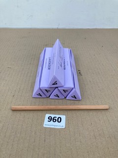 6 X LAVENDER SCENTED CEDAR WOOD PENCILS: LOCATION - C 15