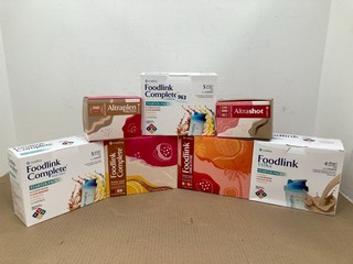 QTY OF ASSORTED SUPPLEMENTS TO INCLUDE FOODLINK SMOOTHIE STARTER PACK INCLUDING SHAKER - BBE: JUNE 2026: LOCATION - C 15