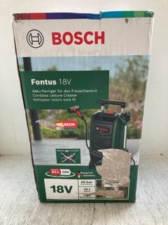 BOSCH FONTUS 18V CORDLESS LEISURE CLEANER: LOCATION - A3