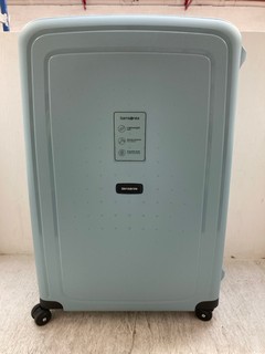 SAMSONITE S'CURE SPINNER 30 IN SUITCASE IN ICY BLUE: LOCATION - A3