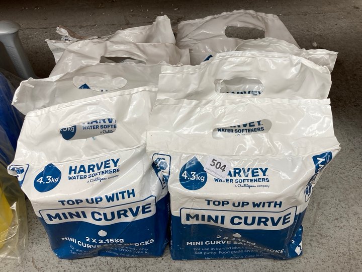 John Pye Auctions QTY OF HARVEY WATER SOFTENER MINI CURVE SALT BLOCKS