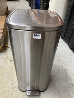 JOHN LEWIS & PARTNERS PEDAL WASTE BIN IN STAINLESS STEEL: LOCATION - BR4