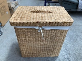 JOHN LEWIS & PARTNERS WICKER LAUNDRY BASKET: LOCATION - BR10