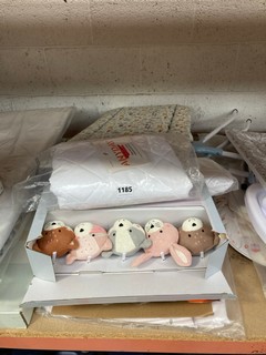 QTY OF ASSORTED BABY ITEMS TO INCLUDE JOHN LEWIS & PARTNERS FOREST FRIEND COT MOBILE: LOCATION - BR13