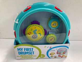 3 X ASSORTED KIDS TOY ITEMS TO INCLUDE BIG STEPS MY FIRST DRUM SET: LOCATION - BR15