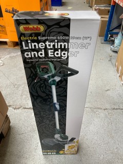 2 X WEBB ELECTRIC LINE TRIMMER AND EDGER: LOCATION - BR15