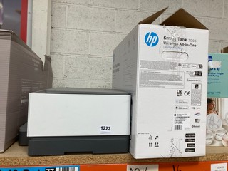 2 X HP SMART TANK WIRELESS ALL-IN-ONE PRINTERS IN WHITE/GREY 7005: LOCATION - AR16