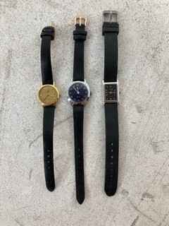 3 X WOMENS VINTAGE WRISTWATCHES: LOCATION - BR1