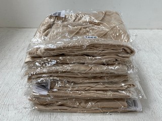 10 X DIAMOND STYLE CUSHION COVERS IN BEIGE - COMBINED RRP £300: LOCATION - CR7