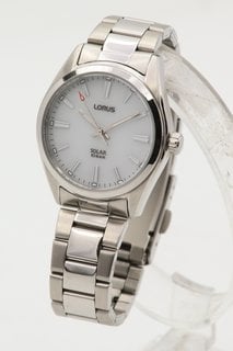 LORUS SOLAR 10 BAR WATCH IN SILVER TONE: LOCATION - BR1