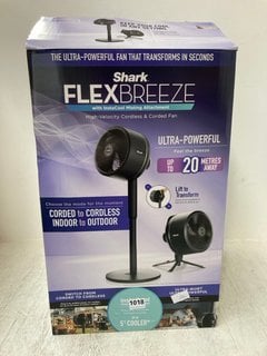 SHARK FLEX BREEZE ULTRA POWERFUL CORDLESS FAN: LOCATION - BR1