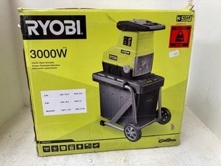 RYOBI 3000W ELECTRIC SILENT SHREDDER RRP £289.99: LOCATION - BR1