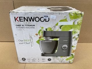 KENWOOD CHEF XL TITANIUM KITCHEN MACHINE MODEL:KVL8300S RRP £319: LOCATION - BR1