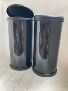 2 X CURVER DECO BINS - 40L: LOCATION - BR3