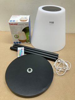 QTY OF ASSORTED ITEMS TO INCLUDE BEURER WELLBEING DIFFUSER: LOCATION - BR6