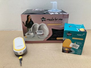 3 X ASSORTED BABY ITEMS TO INCLUDE TOMMEE TIPPEE GRO EGG 2 ROOM THERMOMETER: LOCATION - BR7