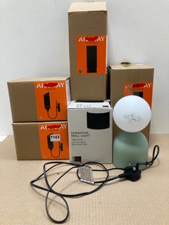 QTY OF ASSORTED JOHN LEWIS & PARTNERS LIGHTING ITEMS TO INCLUDE ANYDAY LIMBO WALL LIGHT: LOCATION - BR7