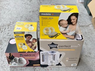 QTY OF ASSORTED BABY CARE ITEMS TO INCLUDE TOMMEE TIPPEE MADE FOR ME IN BRA WEARABLE BREAST PUMP: LOCATION - BR11