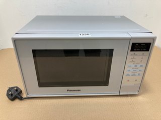 PANASONIC SILVER MICROWAVE OVEN MODEL:NN-E28JMM: LOCATION - B7