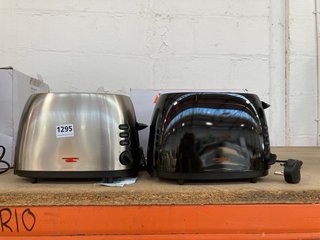 2 X ASSORTED JOHN LEWIS & PARTNERS HOUSE HOLD ITEMS TO INCLUDE ANY DAY 2 SLICE TOASTER IN BLACK: LOCATION - BR10