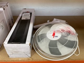 2 X ASSORTED JOHN LEWIS & PARTNERS FANS TO INCLUDE 30'' TOWER FAN: LOCATION - BR10