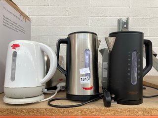 QTY OF ASSORTED JOHN LEWIS & PARTNERS HOUSEHOLD ITEMS TO INCLUDE STAINLESS STEEL KETTLE & TOASTER: LOCATION - BR12