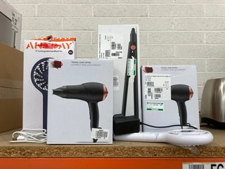 QTY OF ASSORTED JOHN LEWIS & PARTNERS ITEMS TO INCLUDE COMPACT & LIGHT TRAVEL HAIR DRYER: LOCATION - BR12