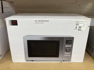 JOHN LEWIS 7 PARTNERS 25L MICROWAVE IN SILVER MODEL : JLSMWO09: LOCATION - BR12