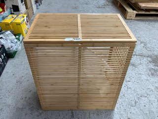 JOHN LEWIS & PARTNERS ANYDAY BAMBOO LAUNDRY BASKET: LOCATION - BR12