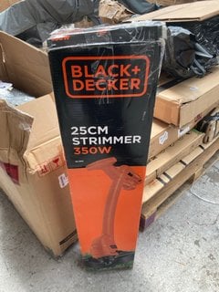 BLACK AND DECKER 25CM STRIMMER 350W0: LOCATION - B7