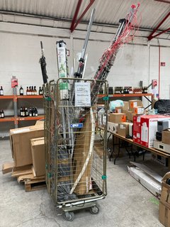 QTY OF ASSORTED ITEM TO INCLUDE BRABANTIA OUTDOOR CLOTHES AIRER( CAGE NOT INCLUDED ): LOCATION - B8 (KERBSIDE PALLET DELIVERY)