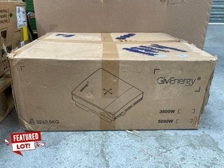 GIVENERGY HYBRID INVERTER MODEL: GIV-HY-5.0-G3 RRP £1398: LOCATION - B1