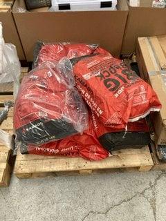 PALLET OF KAMADO JOE BIG BLOCK CHARCOAL 20IBS PER BAG: LOCATION - B1 (KERBSIDE PALLET DELIVERY)