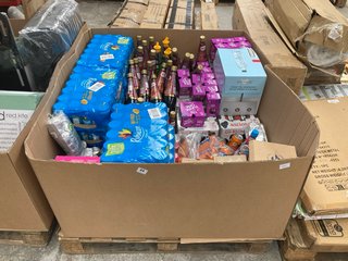 PALLET OF ASSORTED DRINKS TO INCLUDE RIBENA WINTER SPICE LIMITED EDITION ( B.B DATE 08.2024 ): LOCATION - B2 (KERBSIDE PALLET DELIVERY)