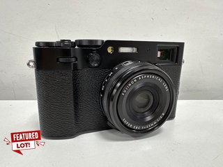 FUJIFILM X100VI COMPACT CAMERA (ORIGINAL RRP - £1599) IN BLACK: MODEL NO FF230003 (WITH BOX & ALL ACCESSORIES) [JPTM121812] THIS PRODUCT IS FULLY FUNCTIONAL AND IS PART OF OUR PREMIUM TECH AND ELECTR