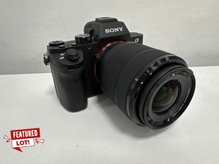 SONY A7 II 24.3 MEGAPIXELS MIRRORLESS CAMERA IN BLACK: MODEL NO ILCE-7M2 WITH SONY FE 28-70MM F3.5-5.6 OSS LENS (WITH BOX, BATTERY, CHARGER, STRAP, LENS CAPS & BODY CAP) [JPTM121784] THIS PRODUCT IS