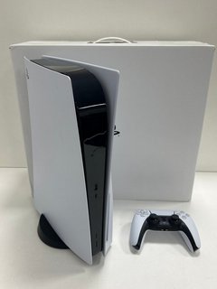 SONY PLAYSTATION 5 825GB GAMES CONSOLE: MODEL NO CFI-1216A (WITH BOX & ALL ACCESSORIES, MINOR COSMETIC IMPERFECTIONS) [JPTM121408] THIS PRODUCT IS FULLY FUNCTIONAL AND IS PART OF OUR PREMIUM TECH AND