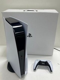 SONY PLAYSTATION 5 825GB GAMES CONSOLE: MODEL NO CFI-1216A (WITH BOX & ALL ACCESSORIES, MINOR COSMETIC IMPERFECTIONS) [JPTM121808] THIS PRODUCT IS FULLY FUNCTIONAL AND IS PART OF OUR PREMIUM TECH AND