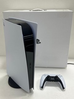 SONY PLAYSTATION 5 DIGITAL EDITION 825GB GAMES CONSOLE: MODEL NO CFI-1216B (WITH BOX & ALL ACCESSORIES) [JPTM121772] THIS PRODUCT IS FULLY FUNCTIONAL AND IS PART OF OUR PREMIUM TECH AND ELECTRONICS R