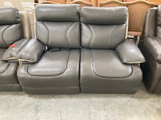 LA-Z-BOY 2 SEATER POWER RECLIER SOFA WITH HEAD TILT IN CHARCOAL