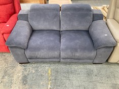 LA-Z-BOY 3 SEATER SOFA IN DARK GREY / BLUE