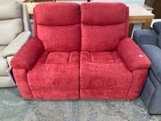 LA-Z-BOY 2 SEATER DAYTONA SOFA IN CHILLI RED