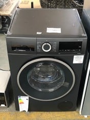 BOSCH SERIES 6 FREESTANDING WASHING MACHINE 9KG LOAD 1400RPM SPIN IN GRAPHITE - MODEL NO. KIN86VSE0G - RRP £769