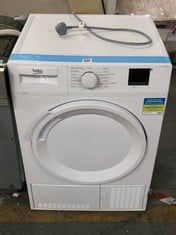 BEKO FREESTANDING CONDENSER TUMBLE DRYER 8KG IN WHITE - MODEL NO. DTLCE80051W - RRP 3269