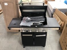 JOHN LEWIS GRILLSTREAM DUAL HOOD 5 BURNER HYBRID GAS AND CHARCOAL BBQ - RRP £1099 (KERBSIDE PALLET DELIVERY)