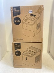 2 X IKICH ICE MAKER MACHINE - MODEL NO.: CP173A