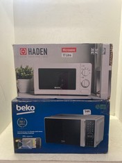 HADEN 17L MICROWAVE - SILVER TO INCLUDE BEKO 20L MICROWAVE - SILVER