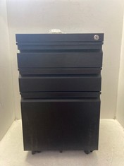 METAL CABINET IN BLACK - MODEL: H600B - RRP £145