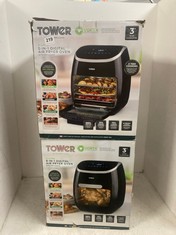 2 X TOWER VORTX 11 LITRE 5-IN-1 DIGITAL AIR FRYER OVEN